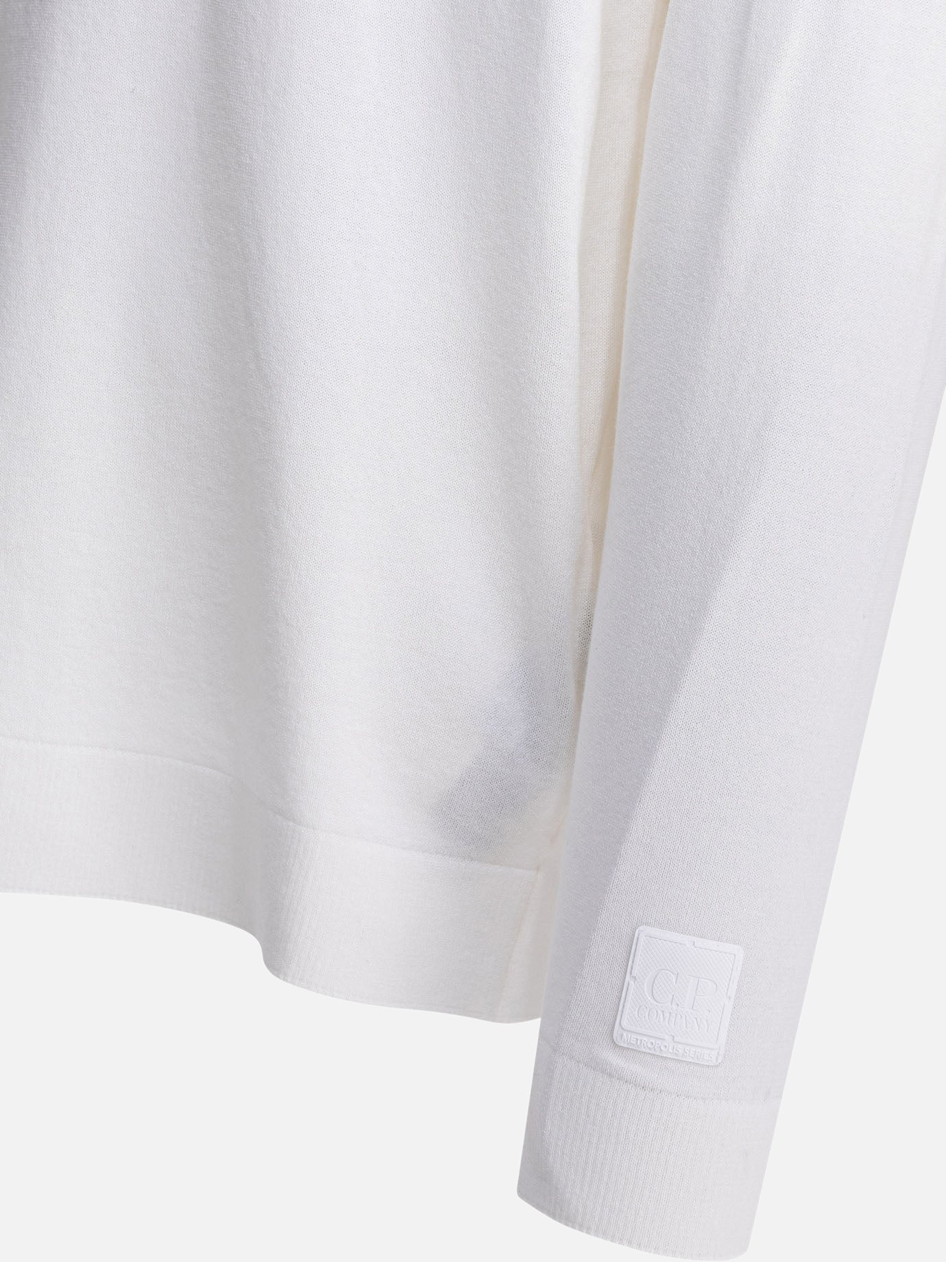 Half zip sweaters Logo  White - C.P. Company Men | PDP | VIETTI Online Store | thumbnail_6