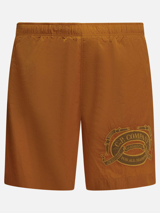 Swim shorts Logo  Orange - C.P. Company Men | PDP | VIETTI Online Store 
