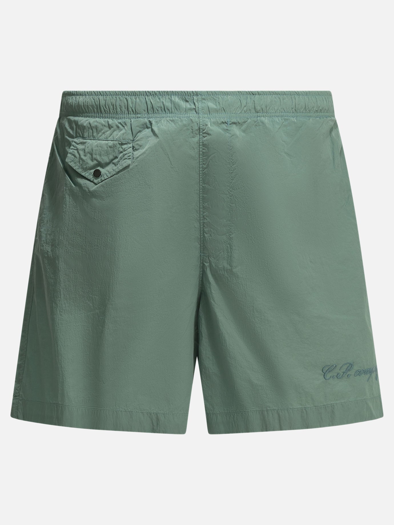 Swim shorts Logo  Green - C.P. Company Men | PDP | VIETTI Online Store | thumbnail