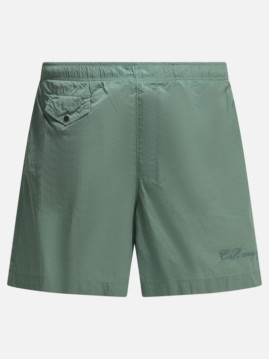 Swim shorts Logo  Green - C.P. Company Men | PDP | VIETTI Online Store 
