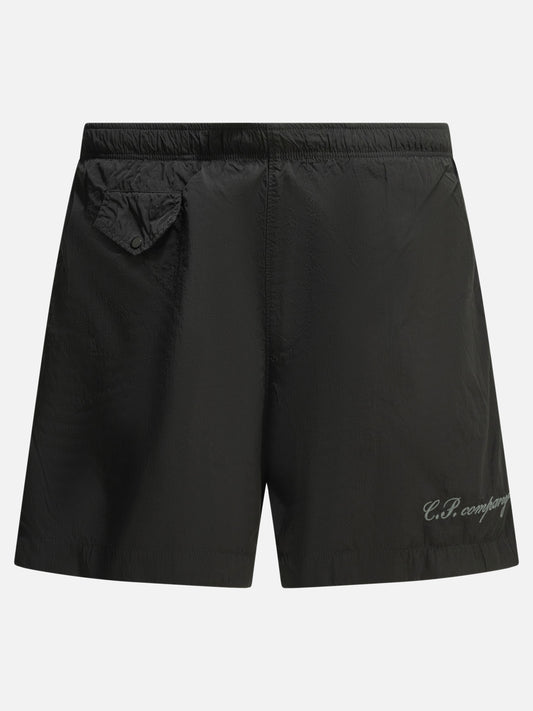 Swim shorts Logo  Black - C.P. Company Men | PDP | VIETTI Online Store 
