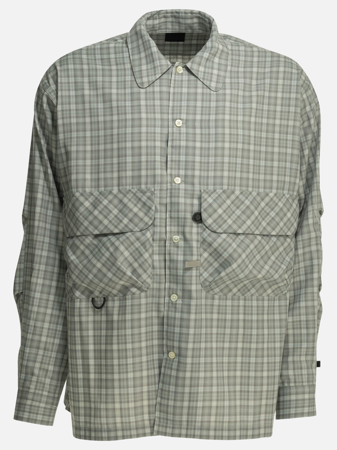 Casual shirts Check  Grey - Daiwa Pier 39 Men | PDP | VIETTI Online Store | Zoom-Modal
