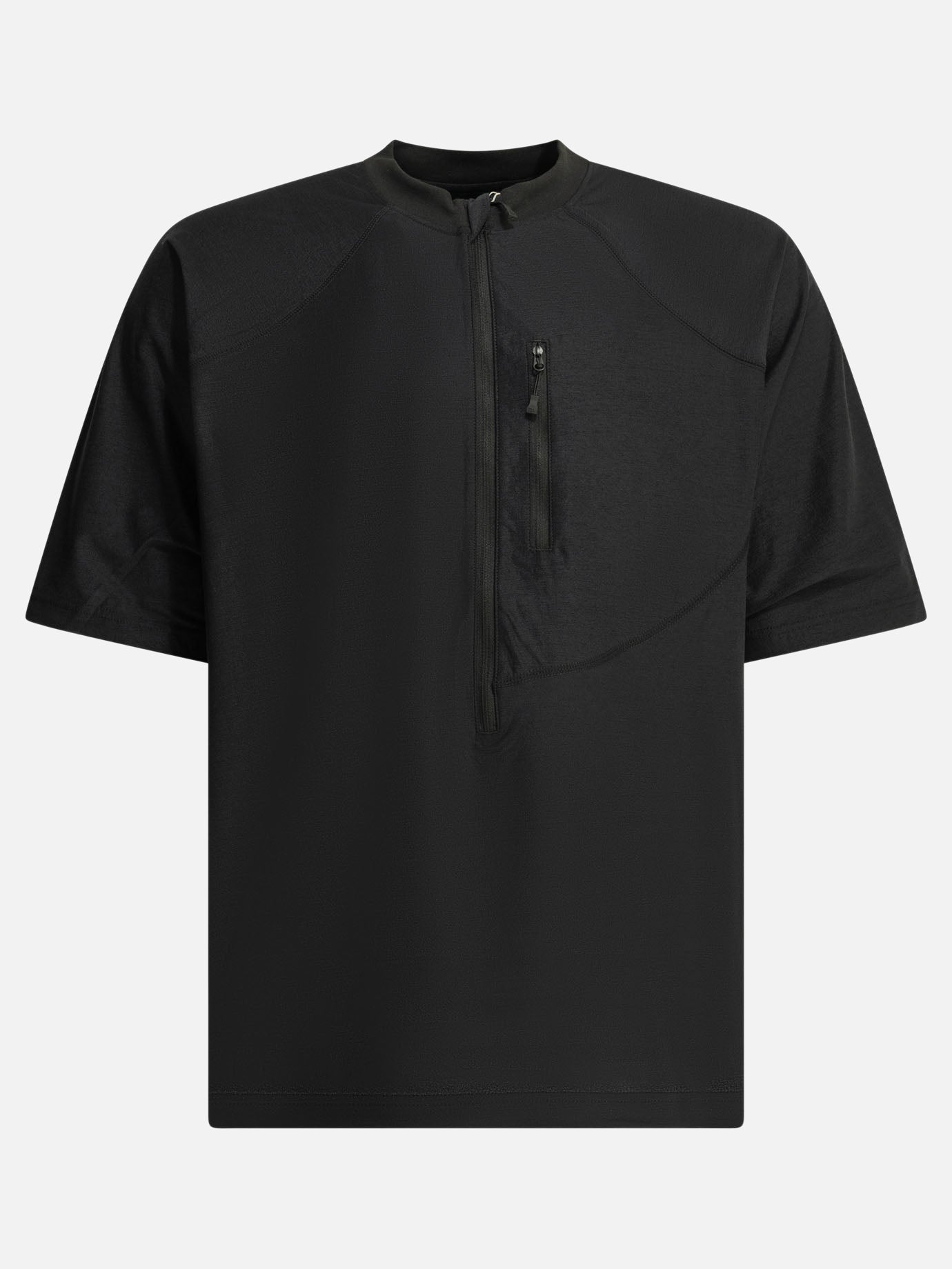 Crewneck t-shirts Solid colour  Black - Daiwa Pier 39 Men | PDP | VIETTI Online Store | thumbnail