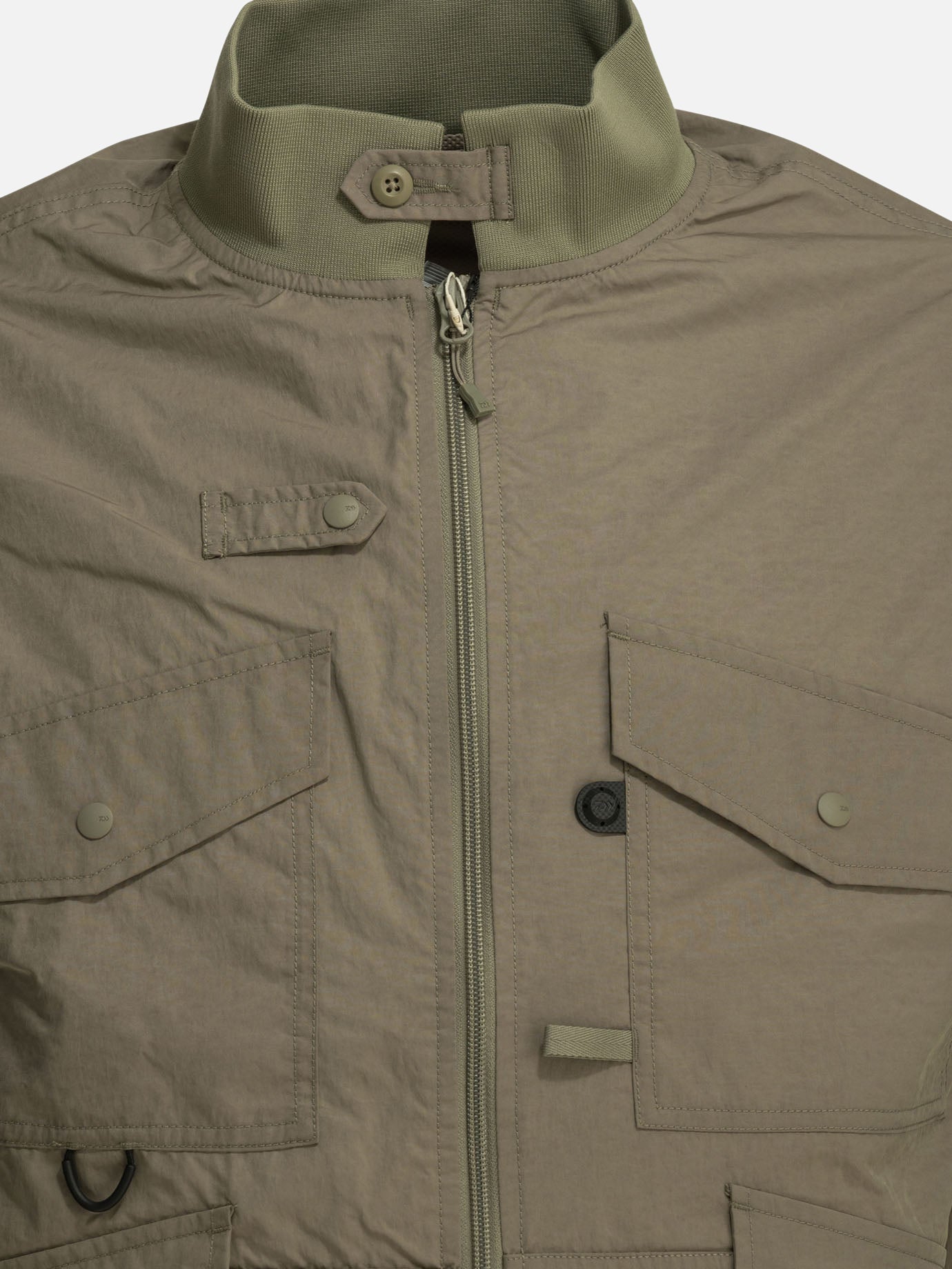Quilted & Utility Jackets Solid colour  Green - Daiwa Pier 39 Men | PDP | VIETTI Online Store | thumbnail_3