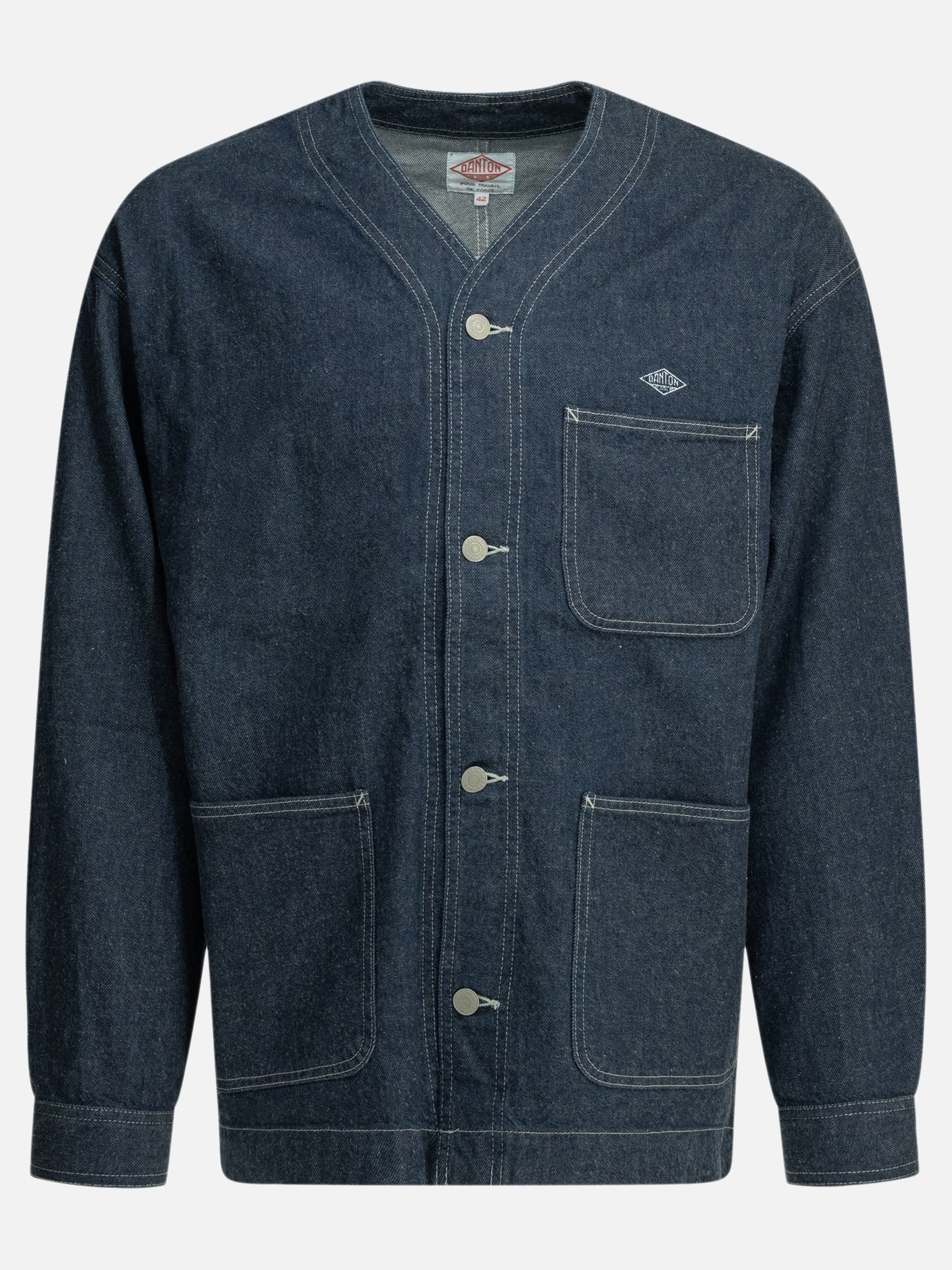 Denim jackets Logo  Blue - Danton Men | PDP | VIETTI Online Store | thumbnail