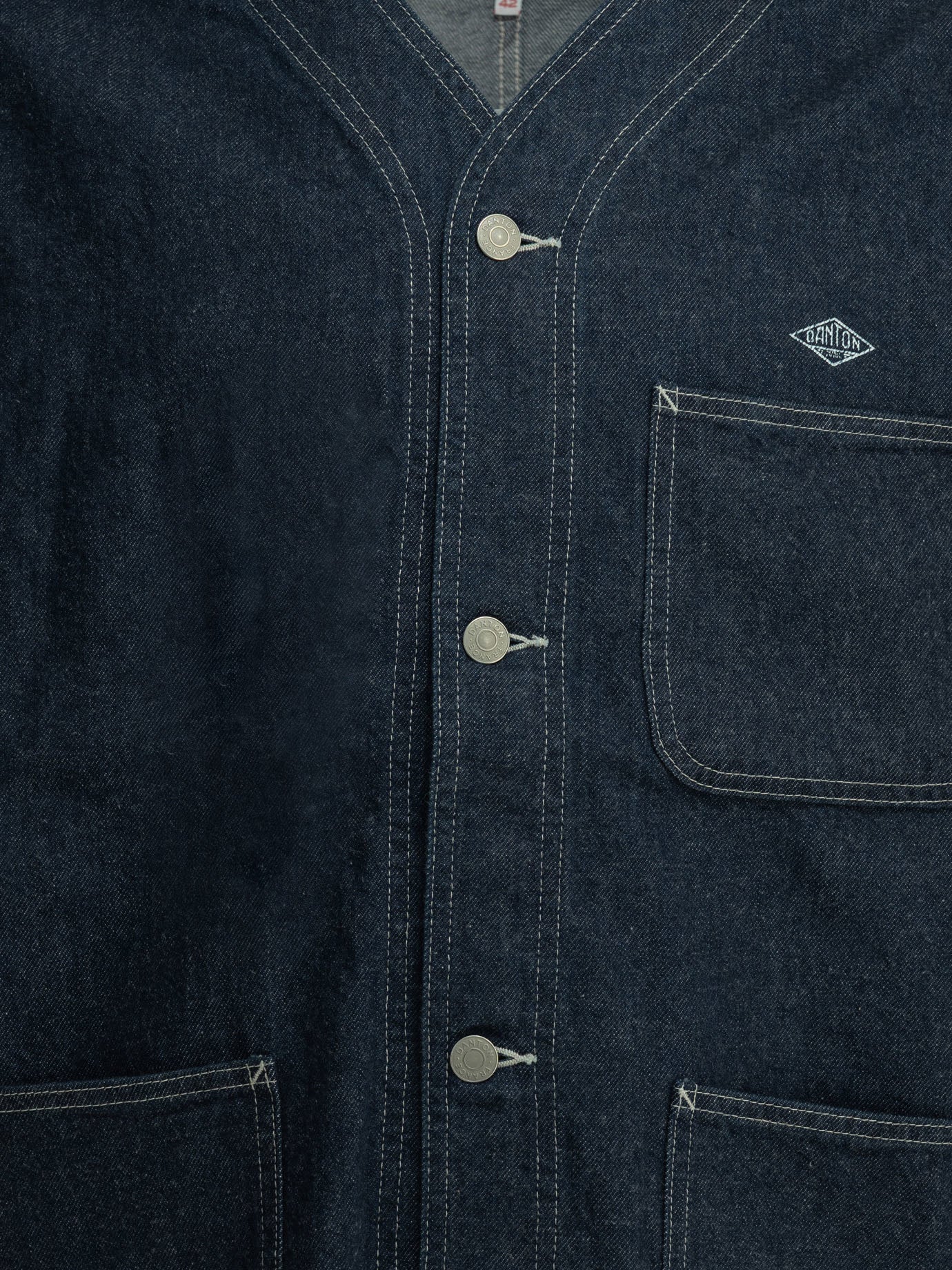 Denim jackets Logo  Blue - Danton Men | PDP | VIETTI Online Store | thumbnail_3