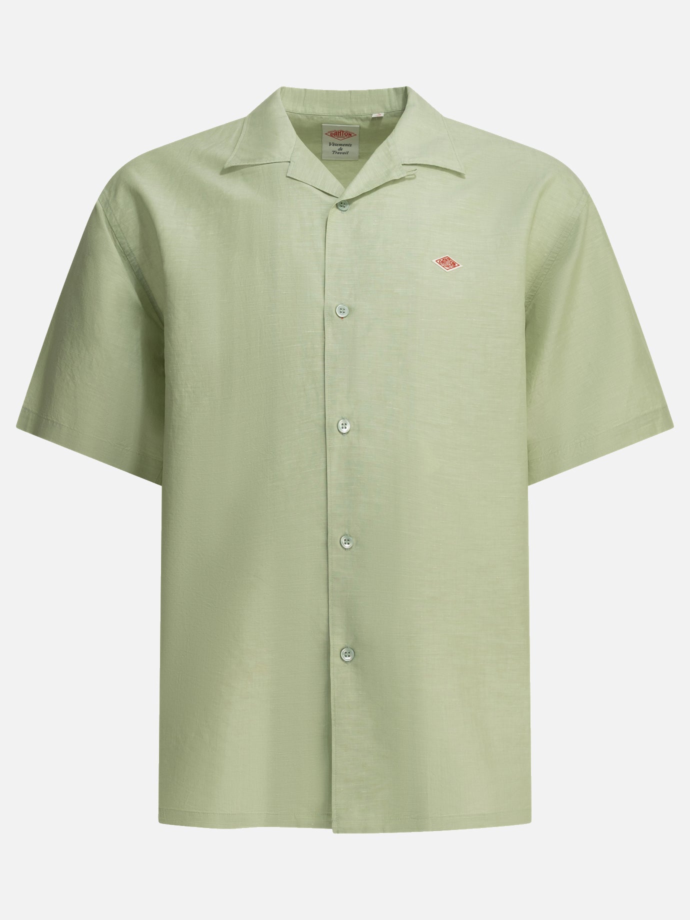 Casual shirts Solid colour  Green - Danton Men | PDP | VIETTI Online Store | Zoom-Modal
