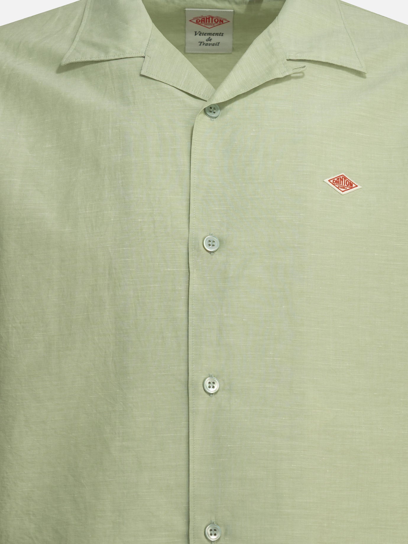 Casual shirts Solid colour  Green - Danton Men | PDP | VIETTI Online Store | thumbnail_3