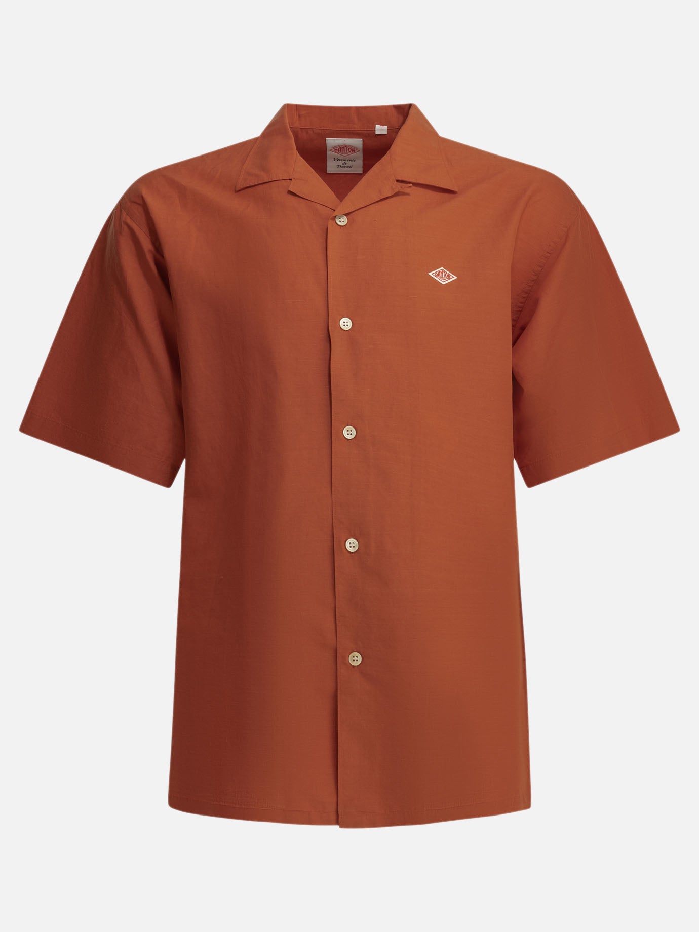 Casual shirts Solid colour  Orange - Danton Men | PDP | VIETTI Online Store | thumbnail