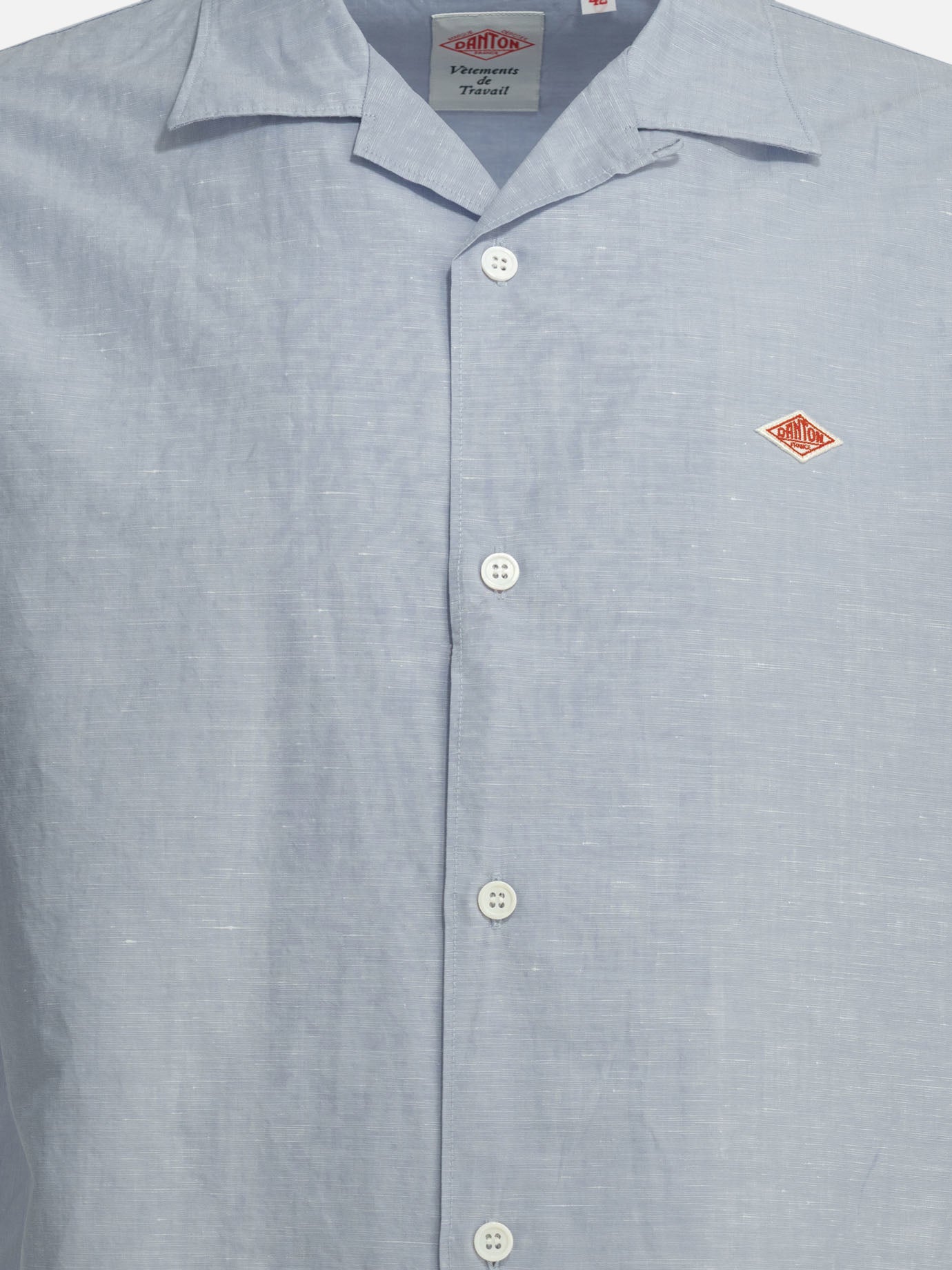 Casual shirts Solid colour  Light blue - Danton Men | PDP | VIETTI Online Store | thumbnail_3