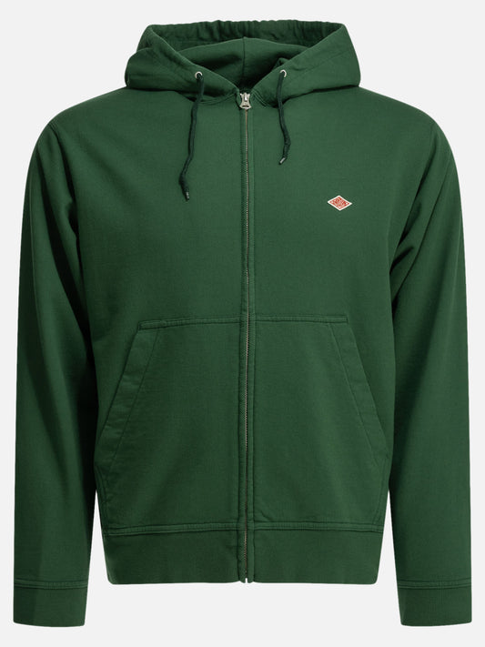 Full zip sweatshirts Logo  Green - Danton Men | PLP | VIETTI Online Store 
