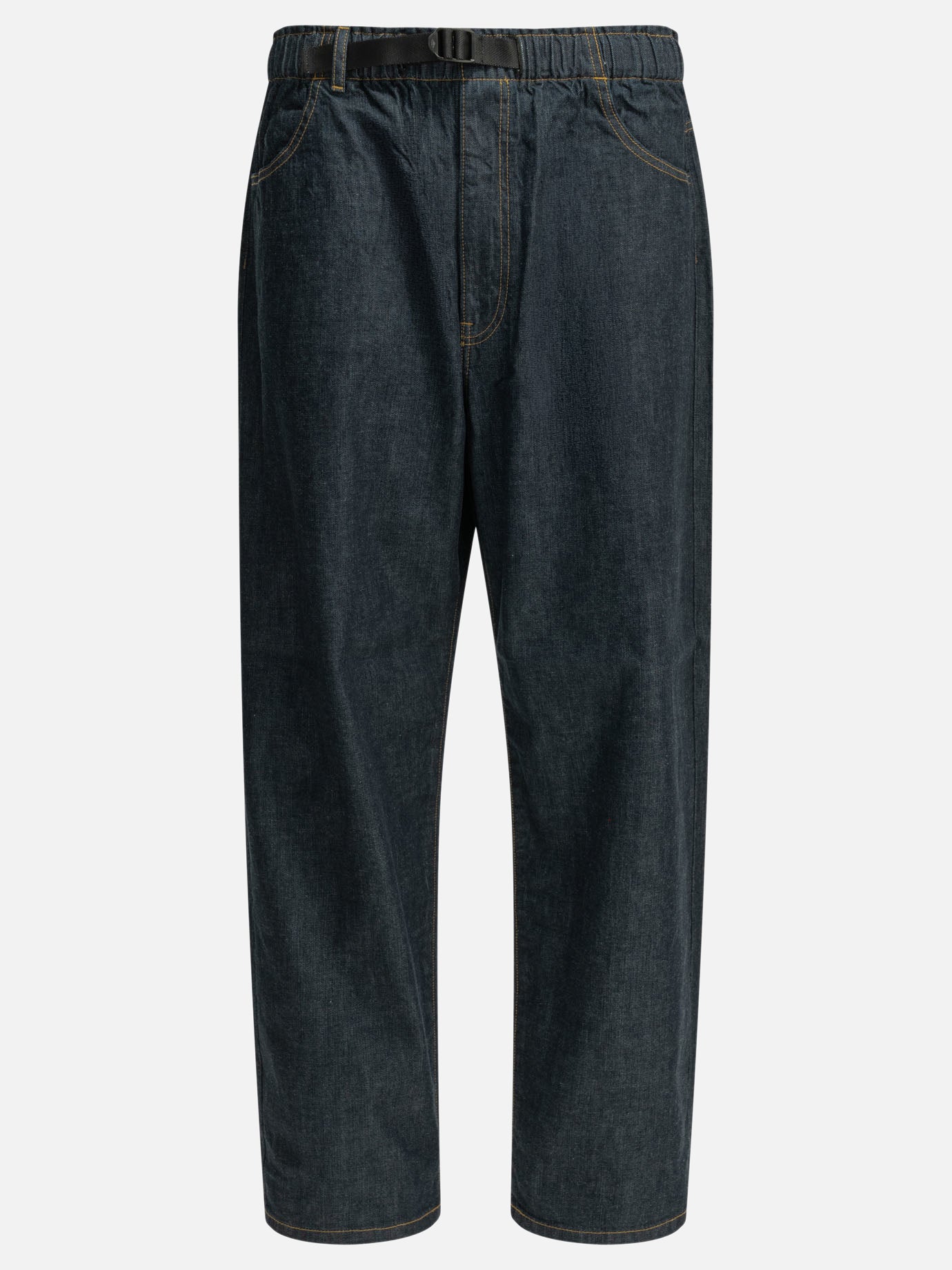 Wide-leg jeans Solid colour  Blue - Danton Men | PDP | VIETTI Online Store | thumbnail