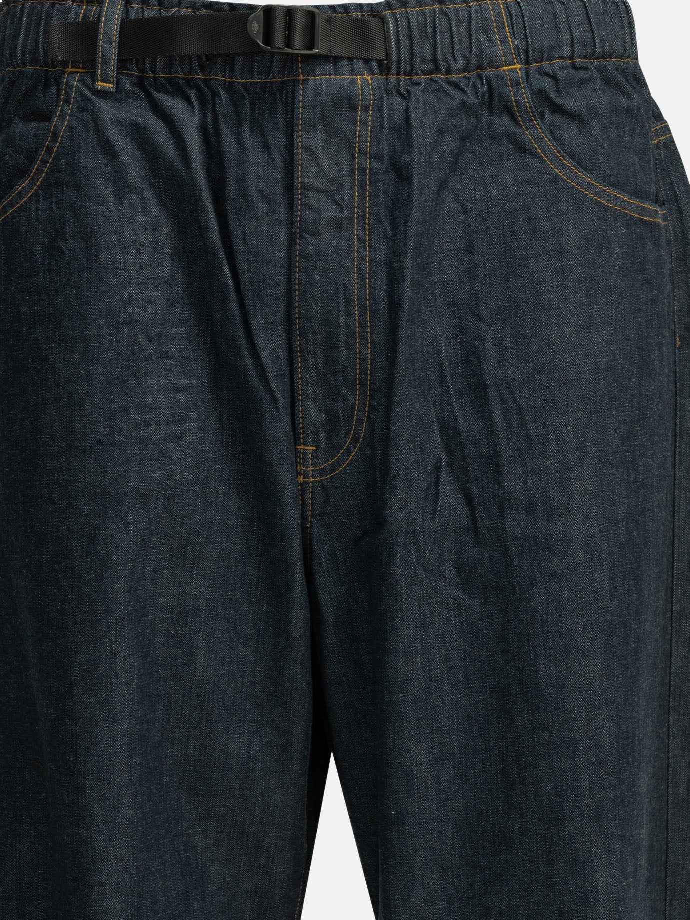 Wide-leg jeans Solid colour  Blue - Danton Men | PDP | VIETTI Online Store | thumbnail_3
