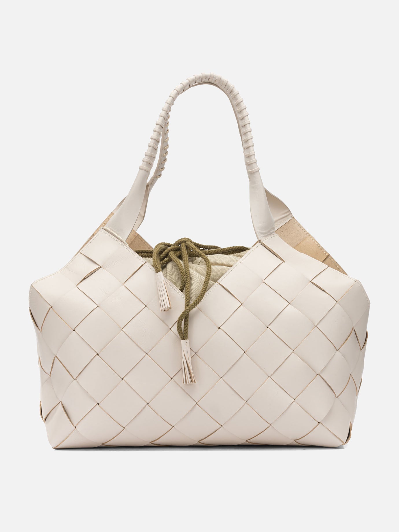 Medium bags 100% cow leather  White - Dragon Diffusion Women | PDP | VIETTI Online Store | Zoom-Modal
