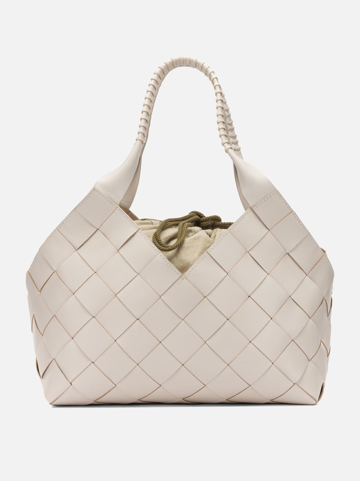 Medium bags 100% cow leather  White - Dragon Diffusion Women | PDP | VIETTI Online Store | thumbnail_3