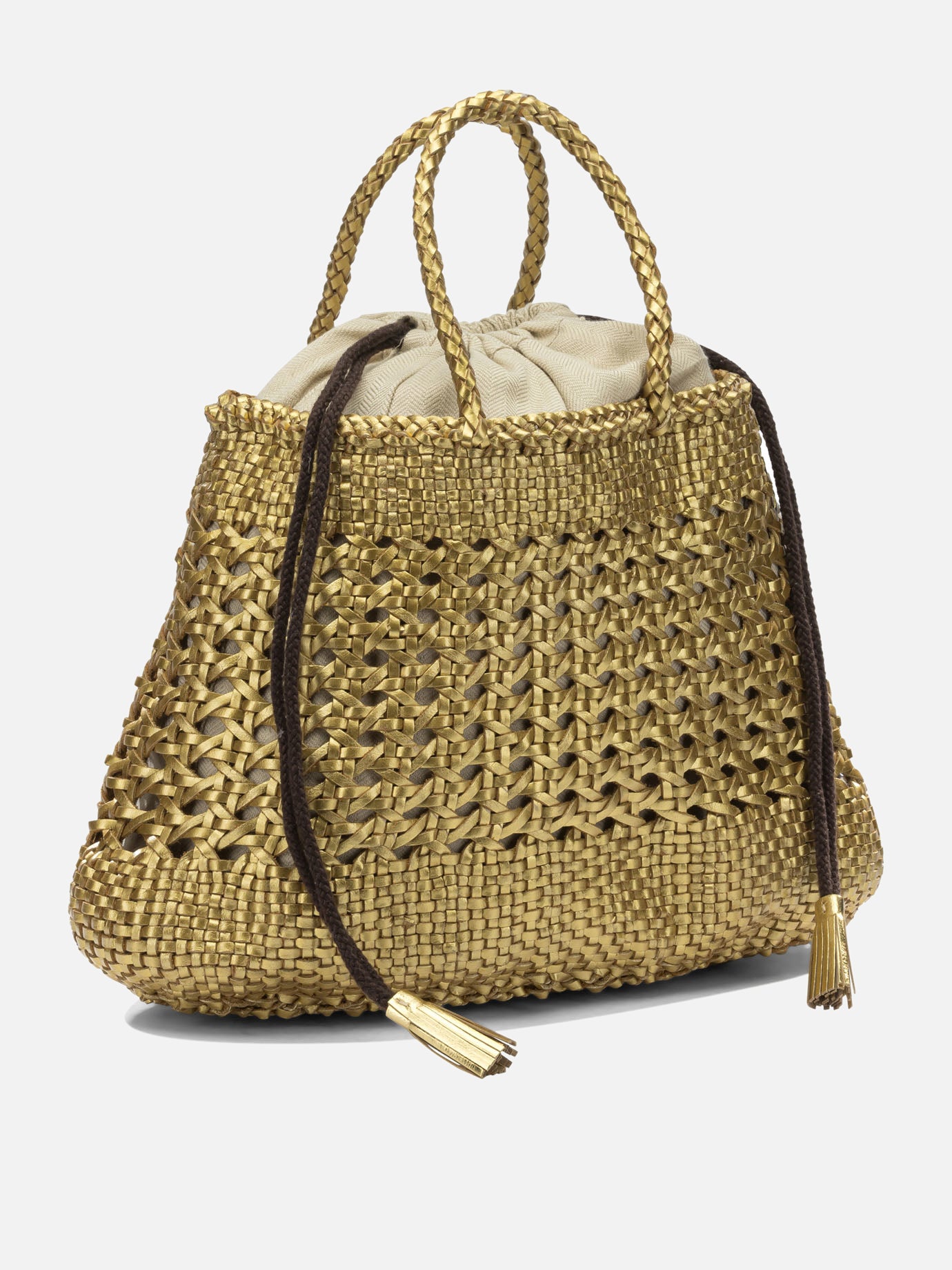 Medium bags 100% buffalo calf leather  Gold - Dragon Diffusion Women | PDP | VIETTI Online Store | Zoom-Modal_2
