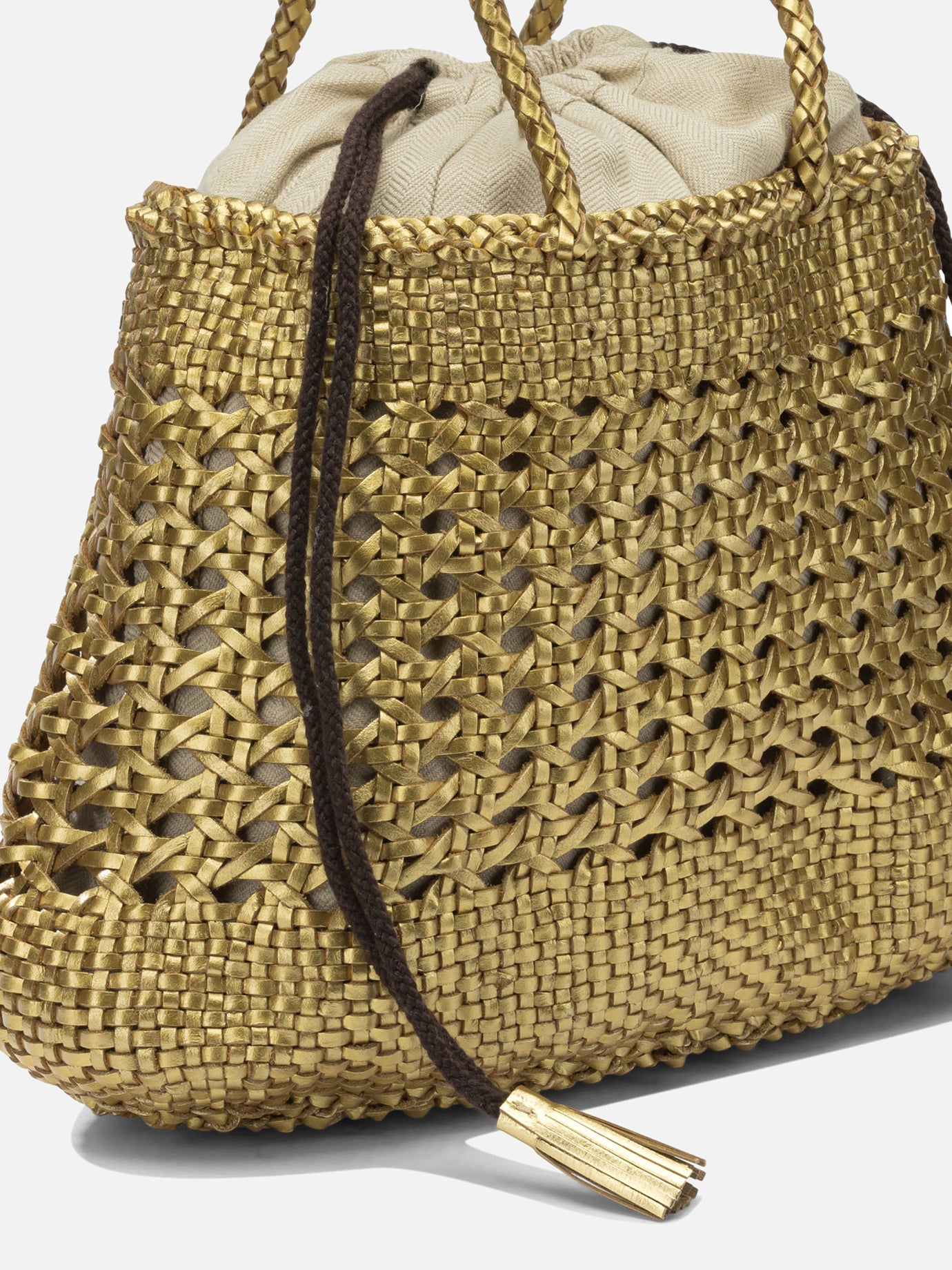 Medium bags 100% buffalo calf leather  Gold - Dragon Diffusion Women | PDP | VIETTI Online Store | thumbnail_4