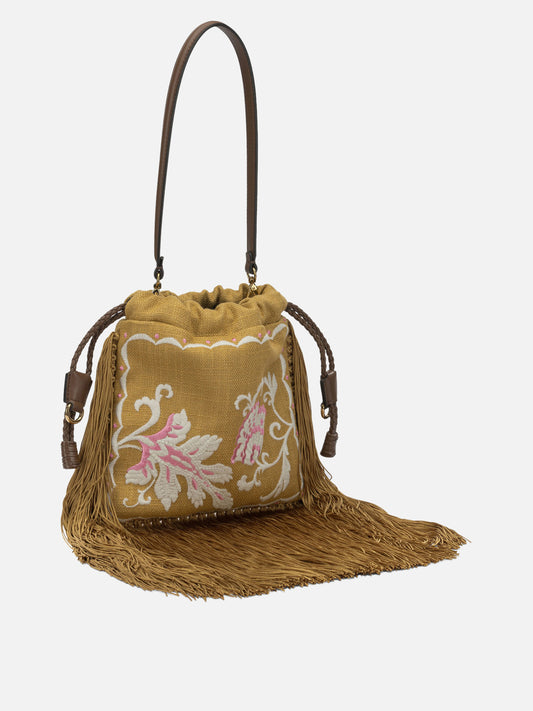 Borse piccole 70% linen 30% viscose - Other fabric: 90% wool 10% viscose - Other fabric: 100% acetate  Giallo - Etro Donna | PLP | VIETTI Online Store | 2
