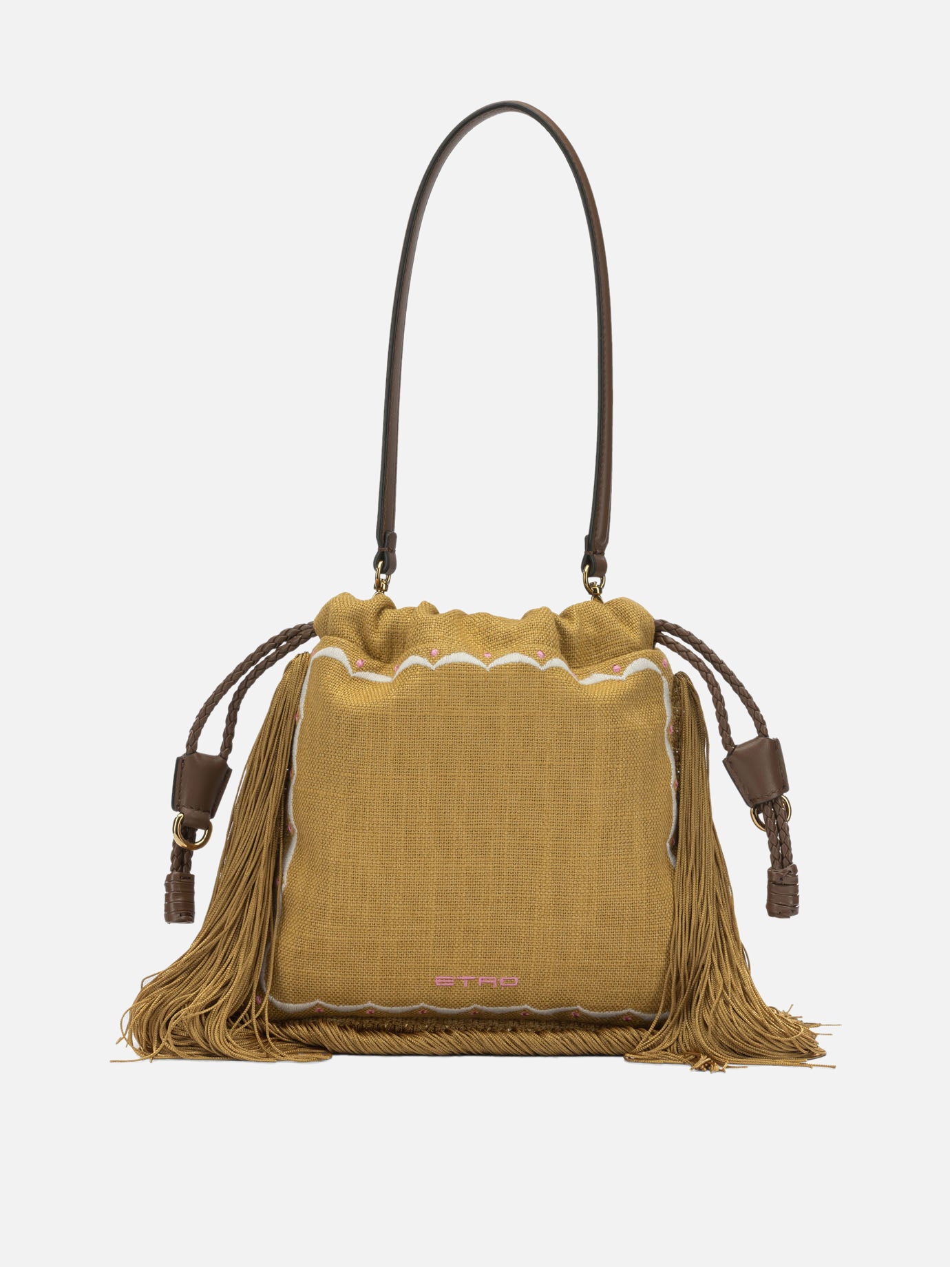 Borse piccole 70% linen 30% viscose - Other fabric: 90% wool 10% viscose - Other fabric: 100% acetate  Giallo - Etro Donna | PDP | VIETTI Online Store | Zoom-Modal_3
