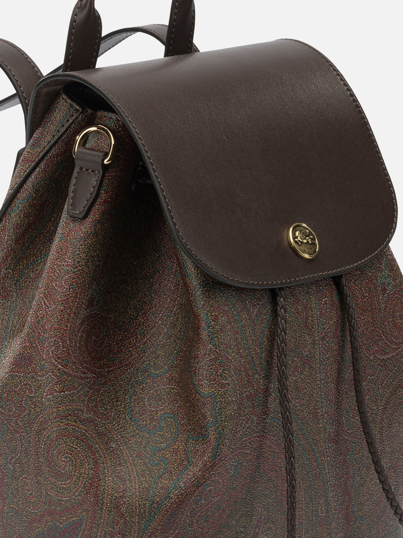 Casual backpacks 100% calf leather  Brown - Etro Women | PDP | VIETTI Online Store | thumbnail_4