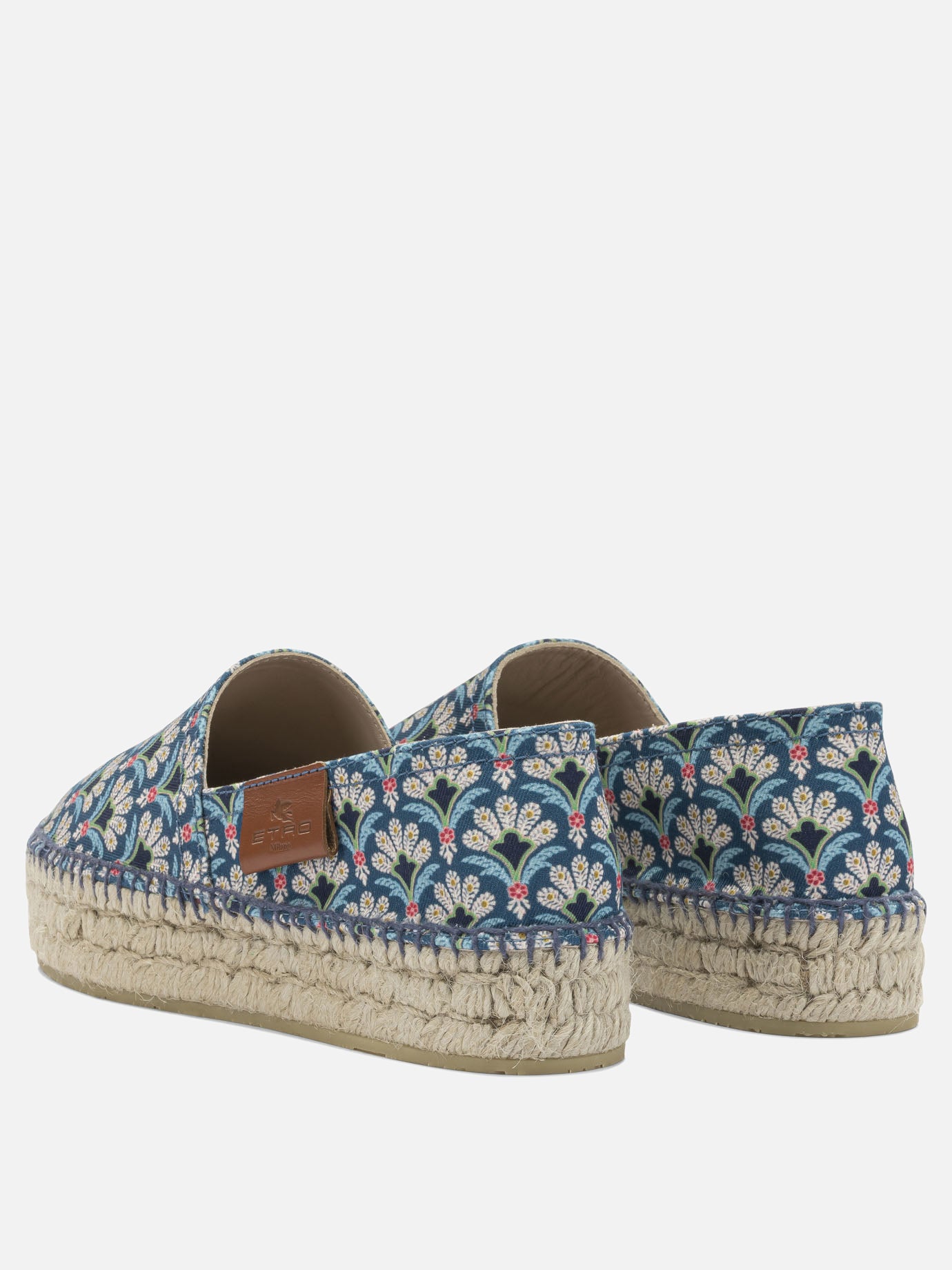 Espadrilles basse 100% cotton  Blu - Etro Donna | PDP | VIETTI Online Store | thumbnail_4
