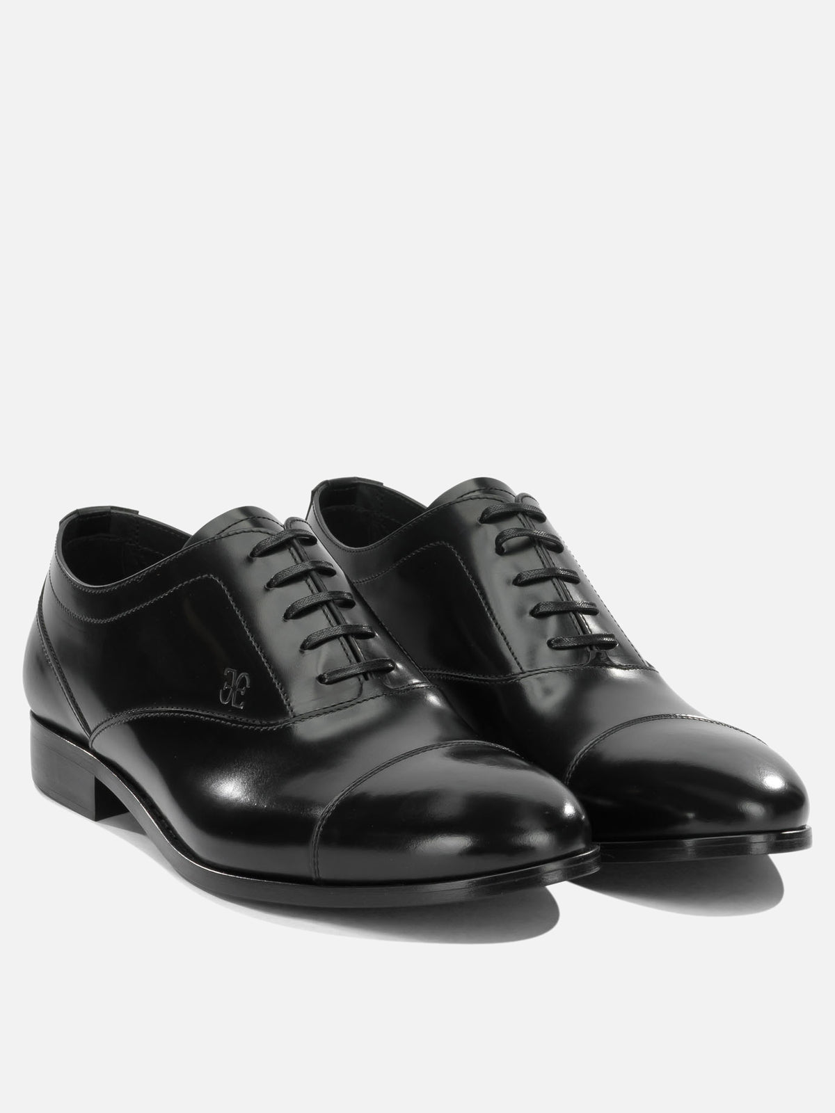 Fabi Leather brogues Black