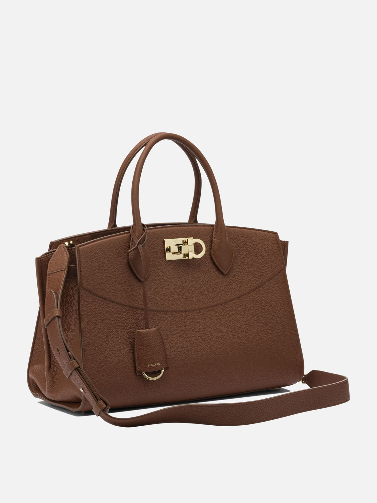 Ferragamo "Studio Soft" medium handbag Brown