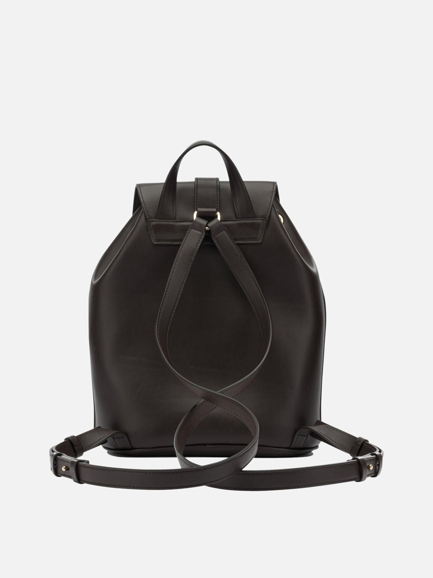ferragamo mini backpack Ferragamo Casual leather backpack Brown - Women