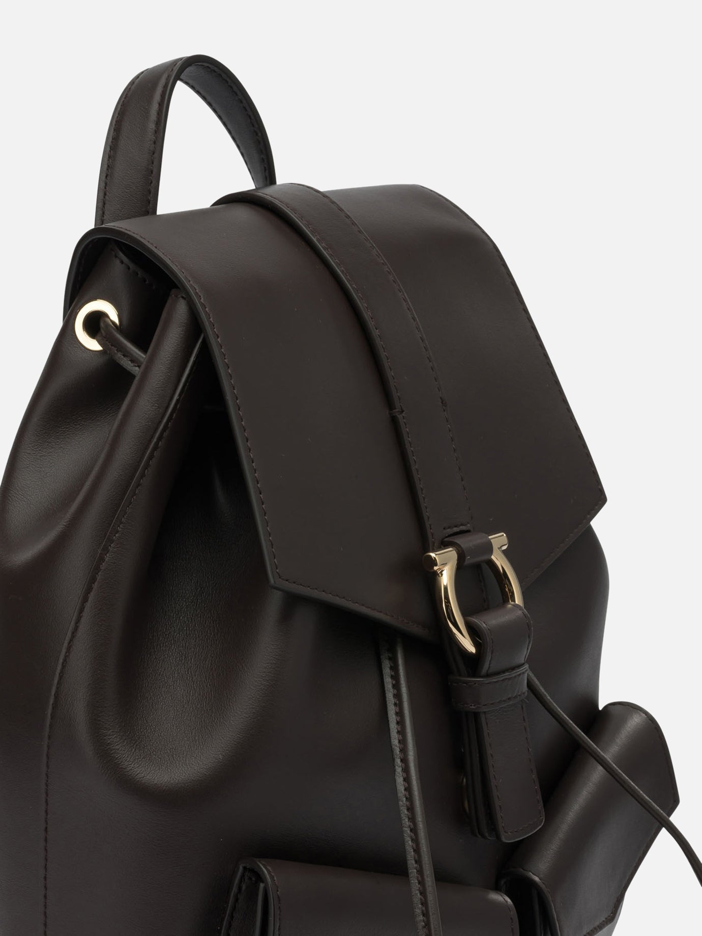 buy ladies leather backpack online Ferragamo Casual leather backpack Brown - Women