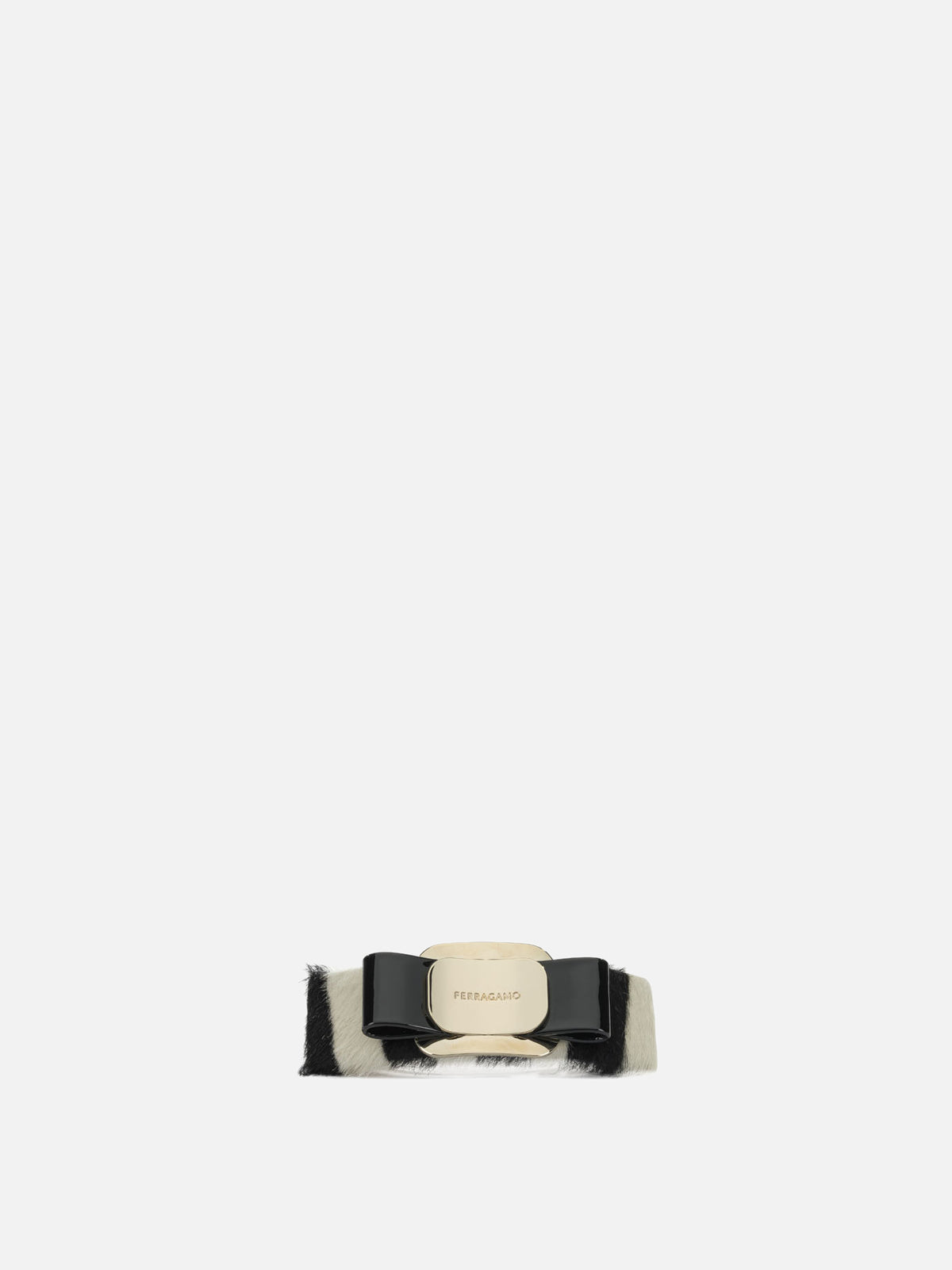Ferragamo "Vara" hair clips Black