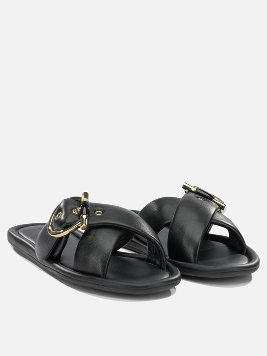 Slides 0793710  Black - Ferragamo Women | PLP | VIETTI Online Store | 2
