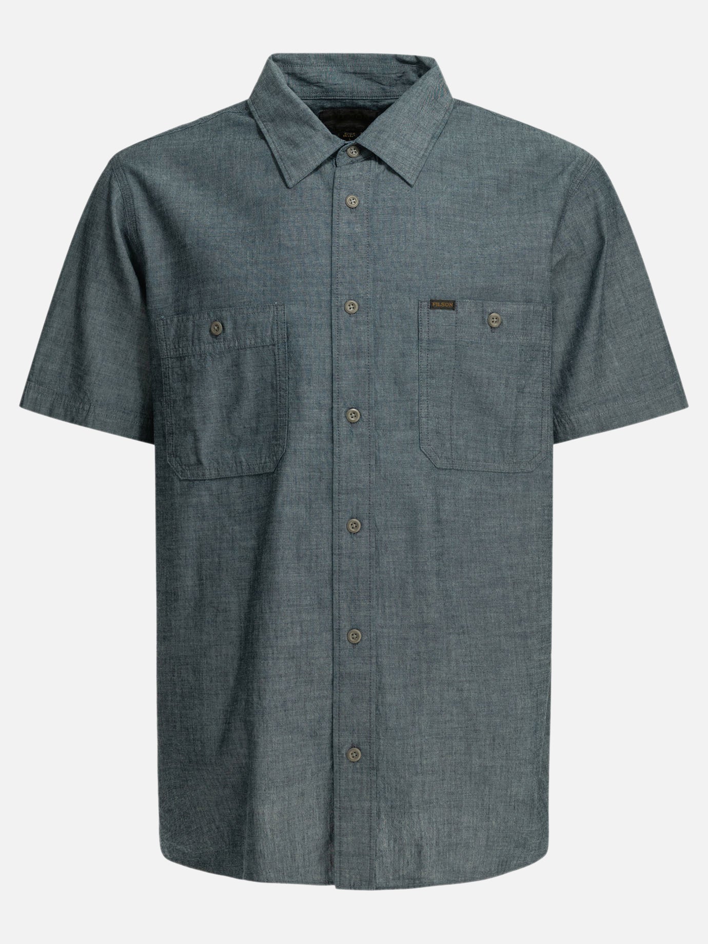 Casual shirts Solid colour  Blue - Filson Men | PDP | VIETTI Online Store | Zoom-Modal
