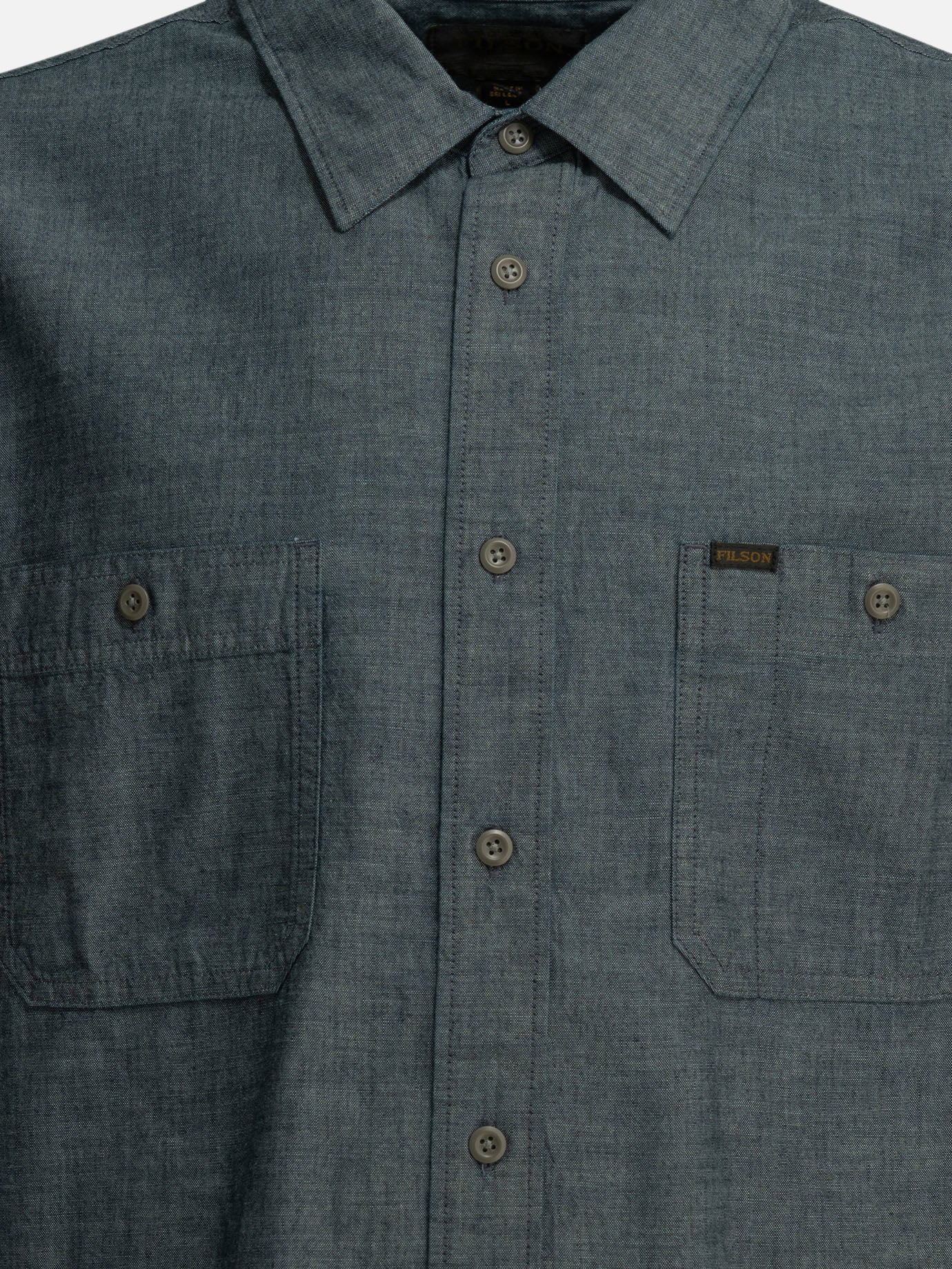 Casual shirts Solid colour  Blue - Filson Men | PDP | VIETTI Online Store | Zoom-Modal_3
