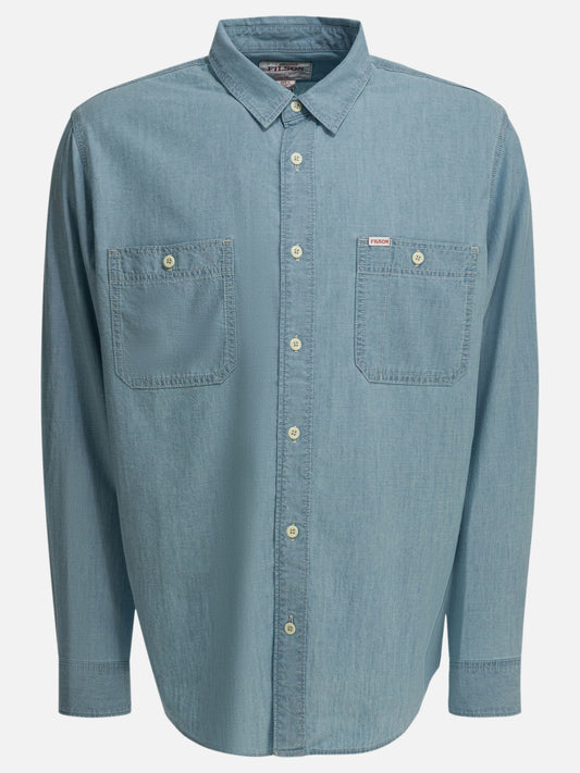 Casual shirts Logo  Light blue - Filson Men | PLP | VIETTI Online Store 
