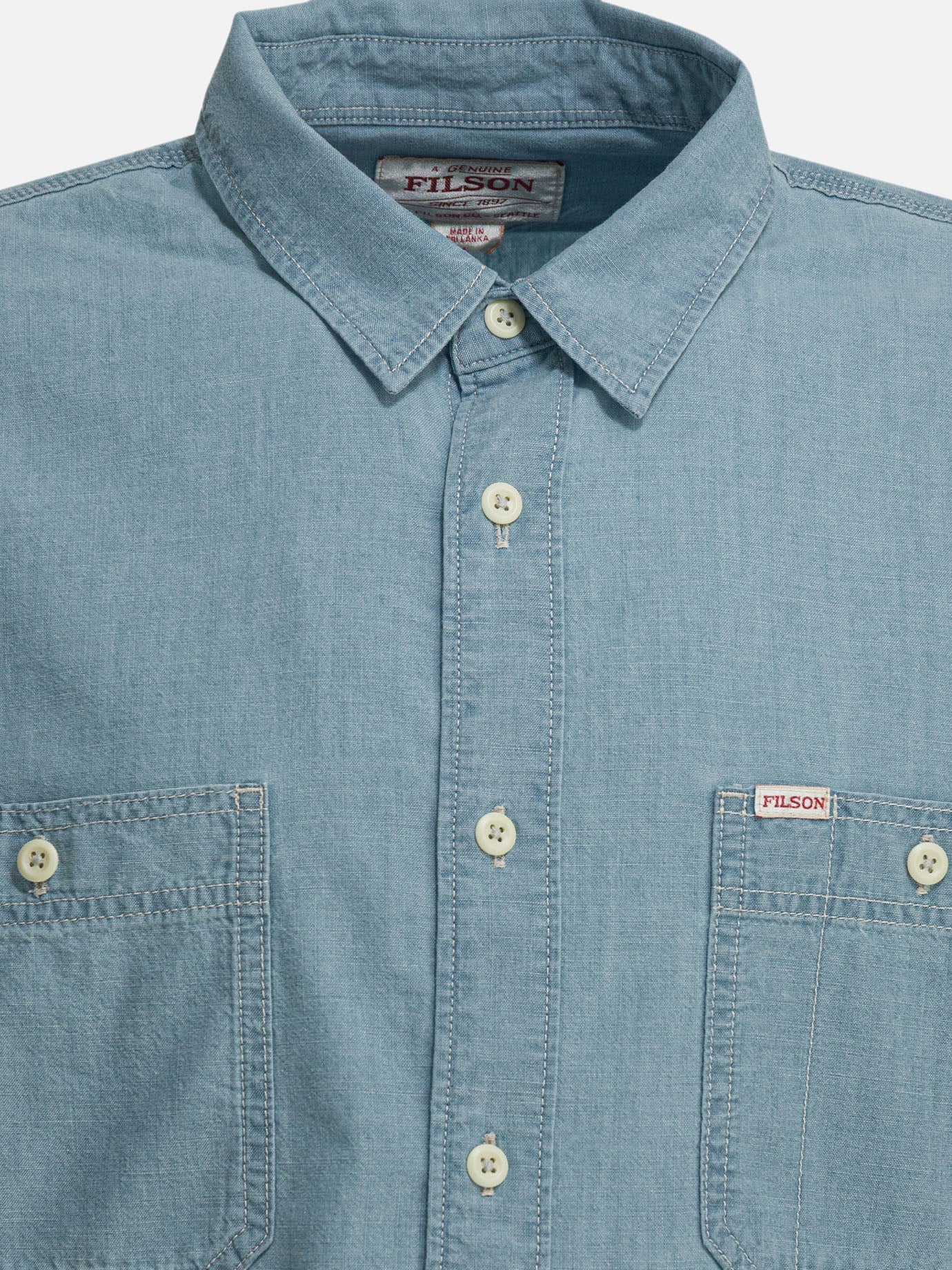 Casual shirts Logo  Light blue - Filson Men | PDP | VIETTI Online Store | thumbnail_3