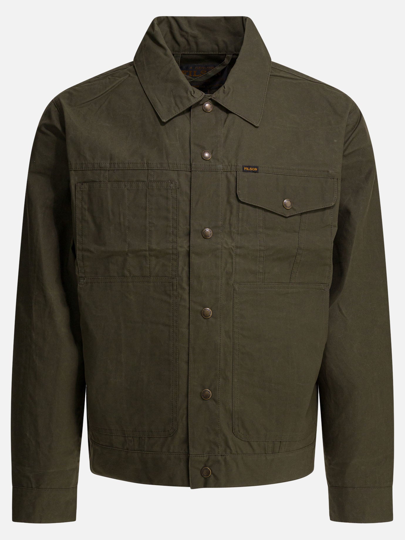 Giacche overshirt Solid colour  Verde - Filson Uomo | PDP | VIETTI Online Store | thumbnail
