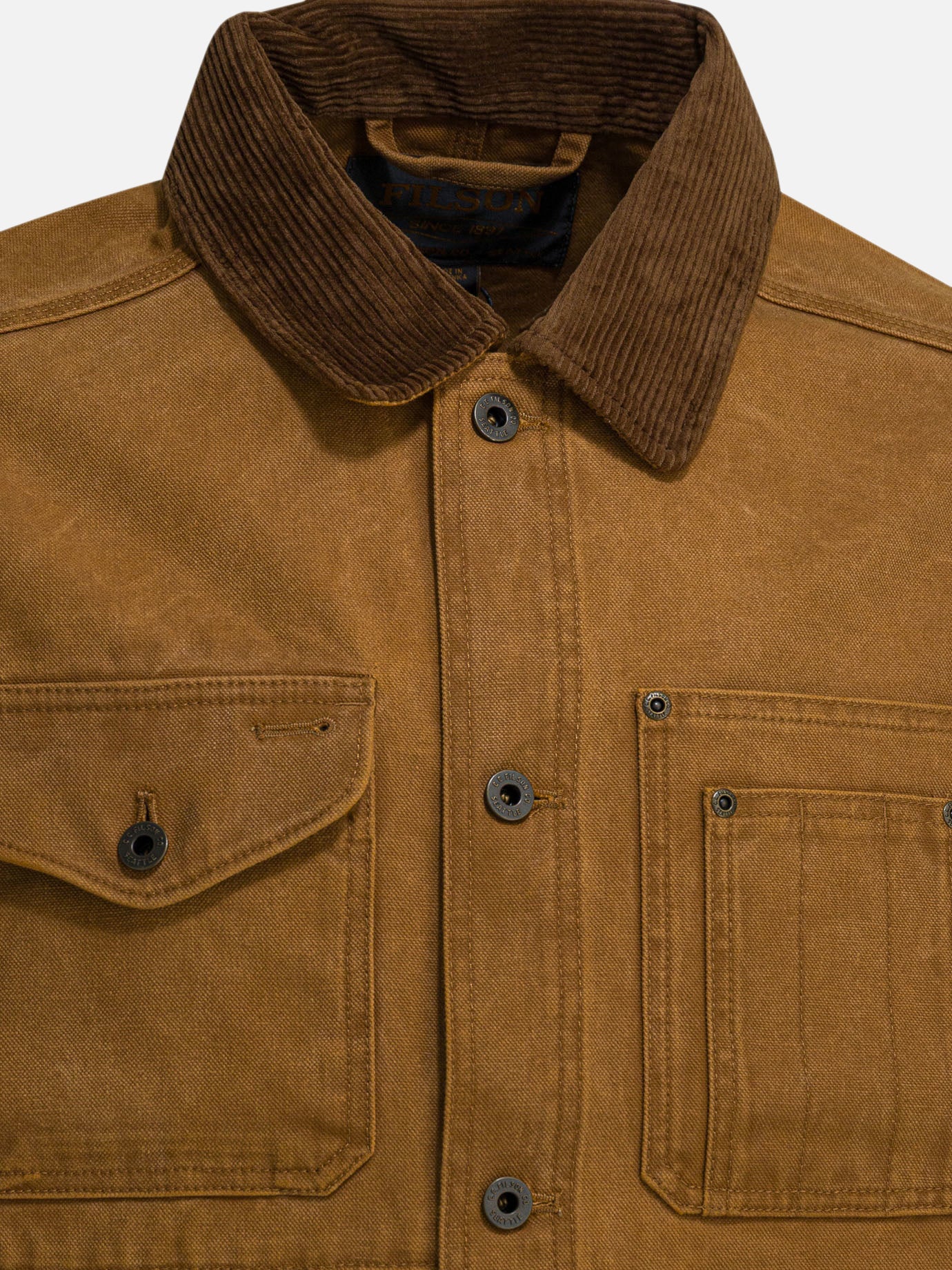 Quilted & Utility Jackets Solid colour  Brown - Filson Men | PDP | VIETTI Online Store | Zoom-Modal_3
