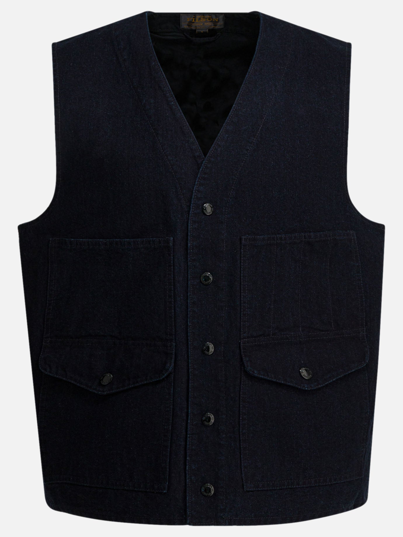 Giacche smanicate Solid colour  Blu - Filson Uomo | PDP | VIETTI Online Store | Zoom-Modal
