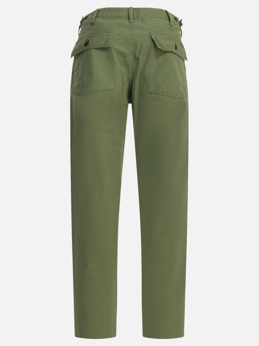 Leisure trousers Solid colour  Green - Filson Men | PLP | VIETTI Online Store | 2
