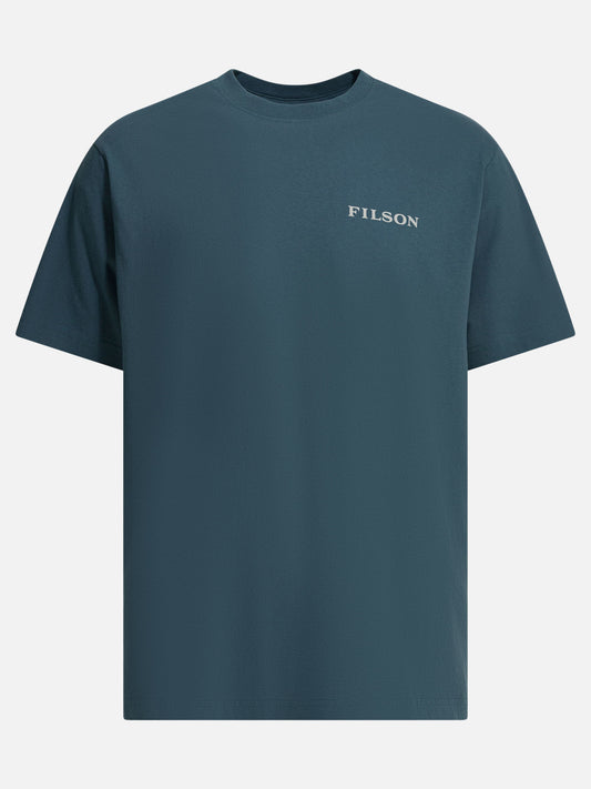 Crewneck t-shirts Logo  Blue - Filson Men | PLP | VIETTI Online Store 
