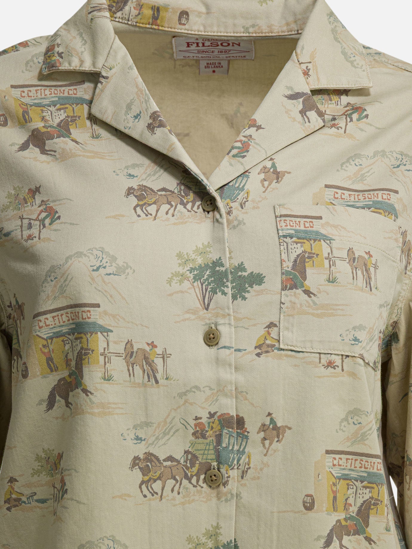 Casual shirts Graphics  Green - Filson Women | PDP | VIETTI Online Store | thumbnail_3