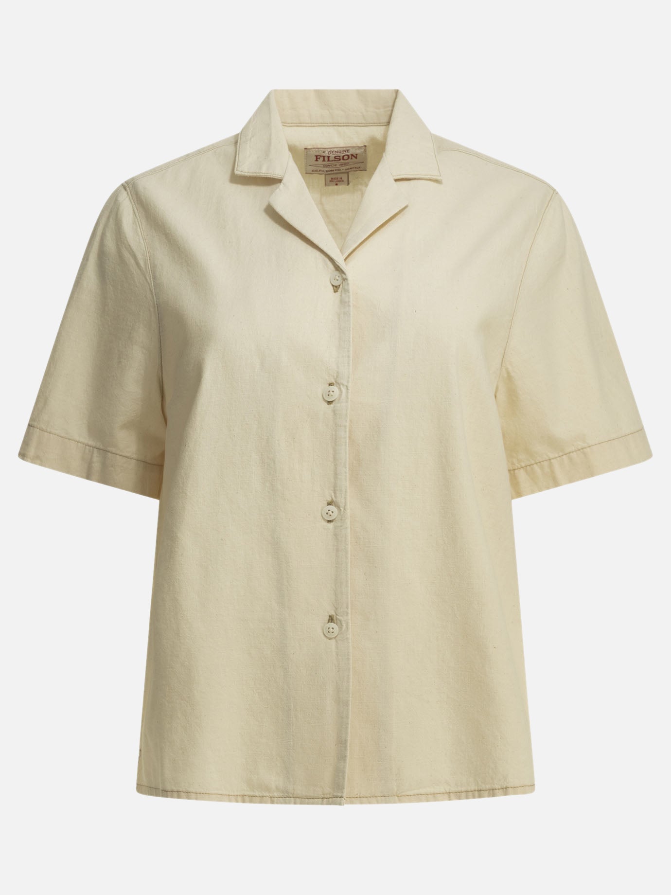 Casual shirts Solid colour  White - Filson Women | PDP | VIETTI Online Store | thumbnail
