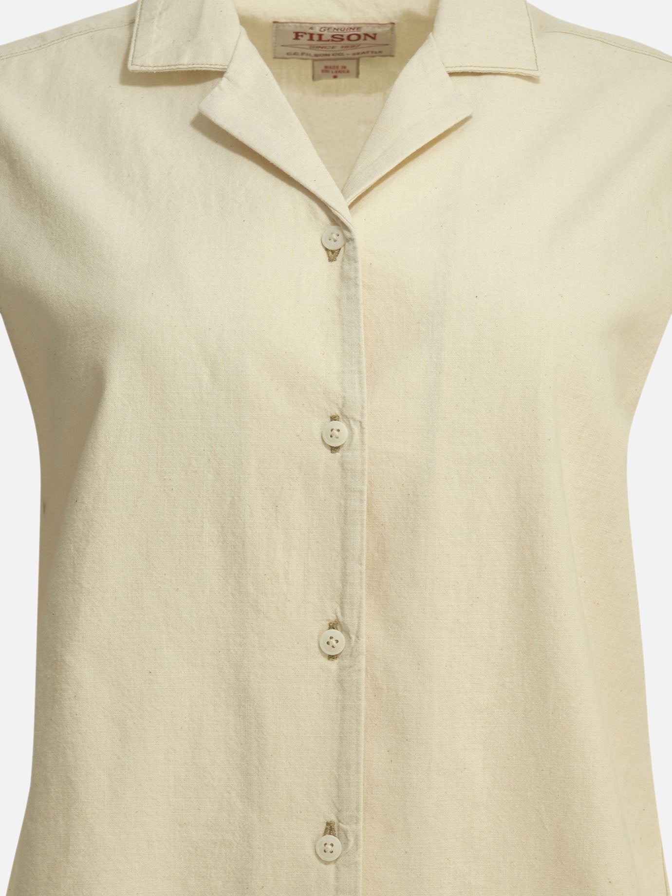 Casual shirts Solid colour  White - Filson Women | PDP | VIETTI Online Store | Zoom-Modal_3
