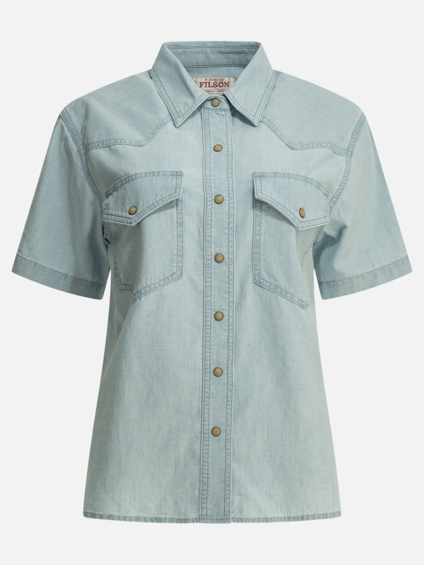 Casual shirts Striped  Light blue - Filson Women | PDP | VIETTI Online Store | thumbnail