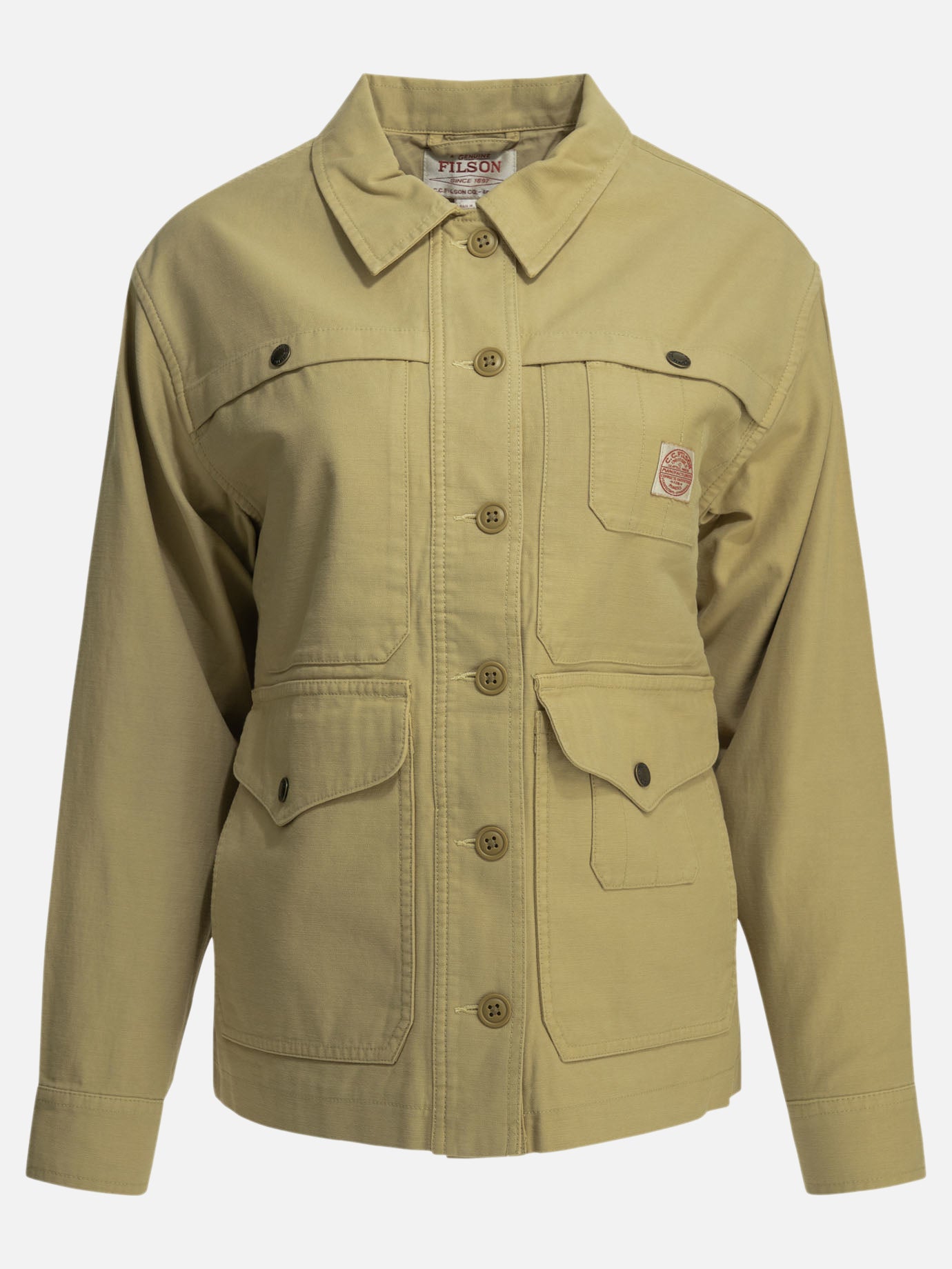Overshirt jackets Logo  Beige - Filson Women | PDP | VIETTI Online Store | thumbnail