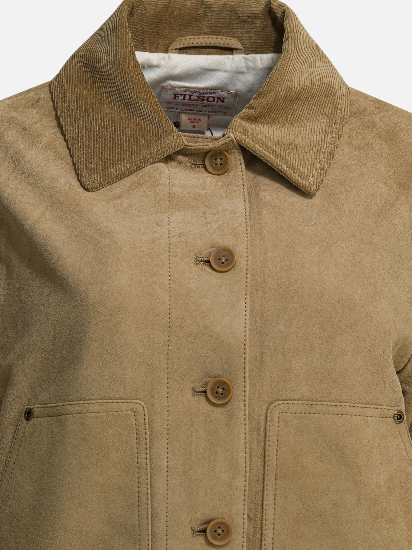 Quilted & Utility Jackets Solid colour  Brown - Filson Women | PDP | VIETTI Online Store | thumbnail_3