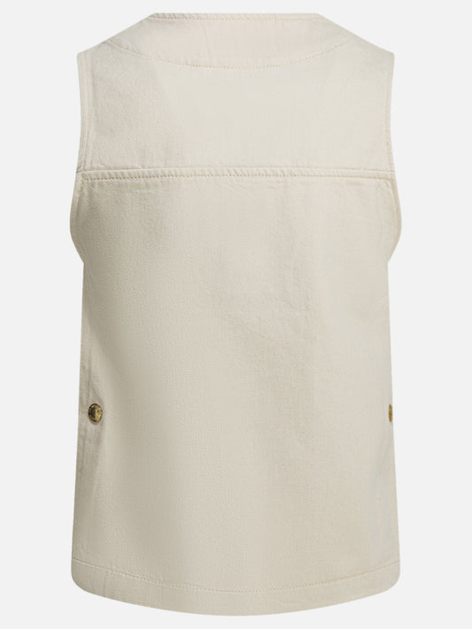 Vest jackets Solid colour  White - Filson Women | PLP | VIETTI Online Store | 2
