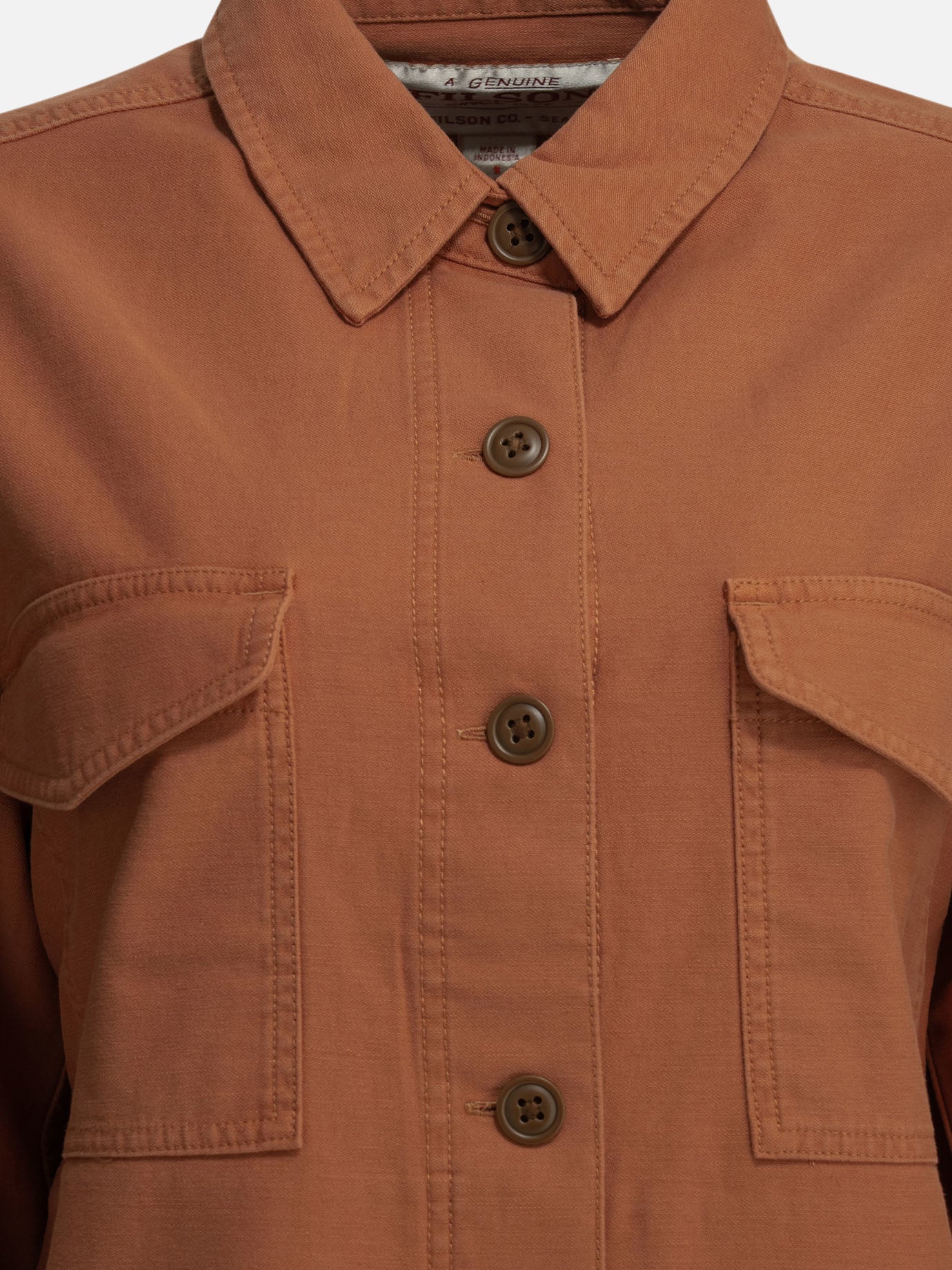 Casual shirts Solid colour  Orange - Filson Women | PDP | VIETTI Online Store | thumbnail_3