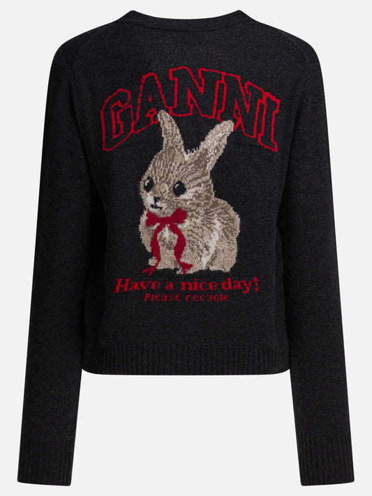 Cardigan Graphics  Nero - Ganni Donna | PLP | VIETTI Online Store | 2

