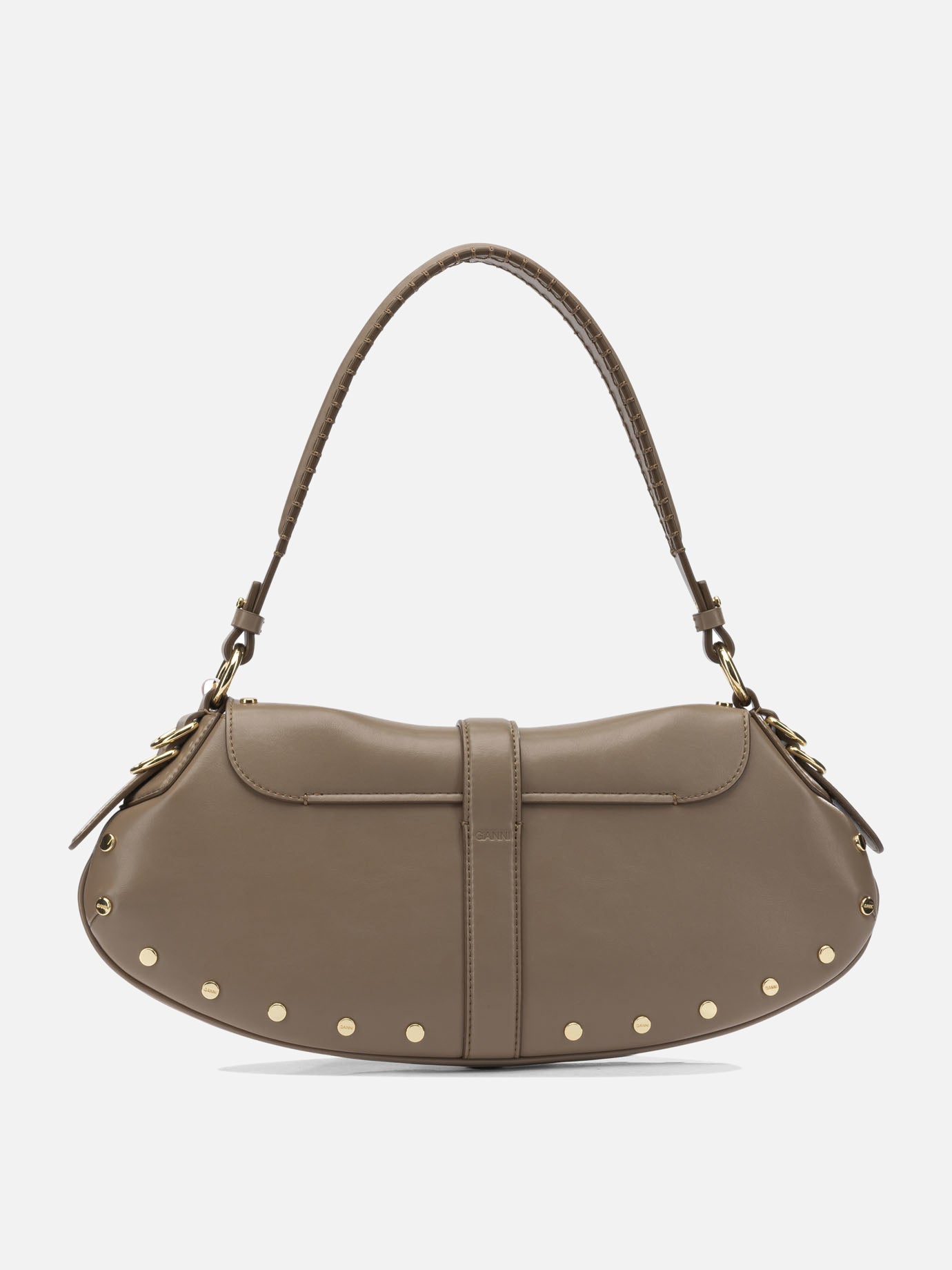 Small bags 51% recycled leather 30% polyester 19% polyurethane  Brown - Ganni Women | PDP | VIETTI Online Store | Zoom-Modal_3
